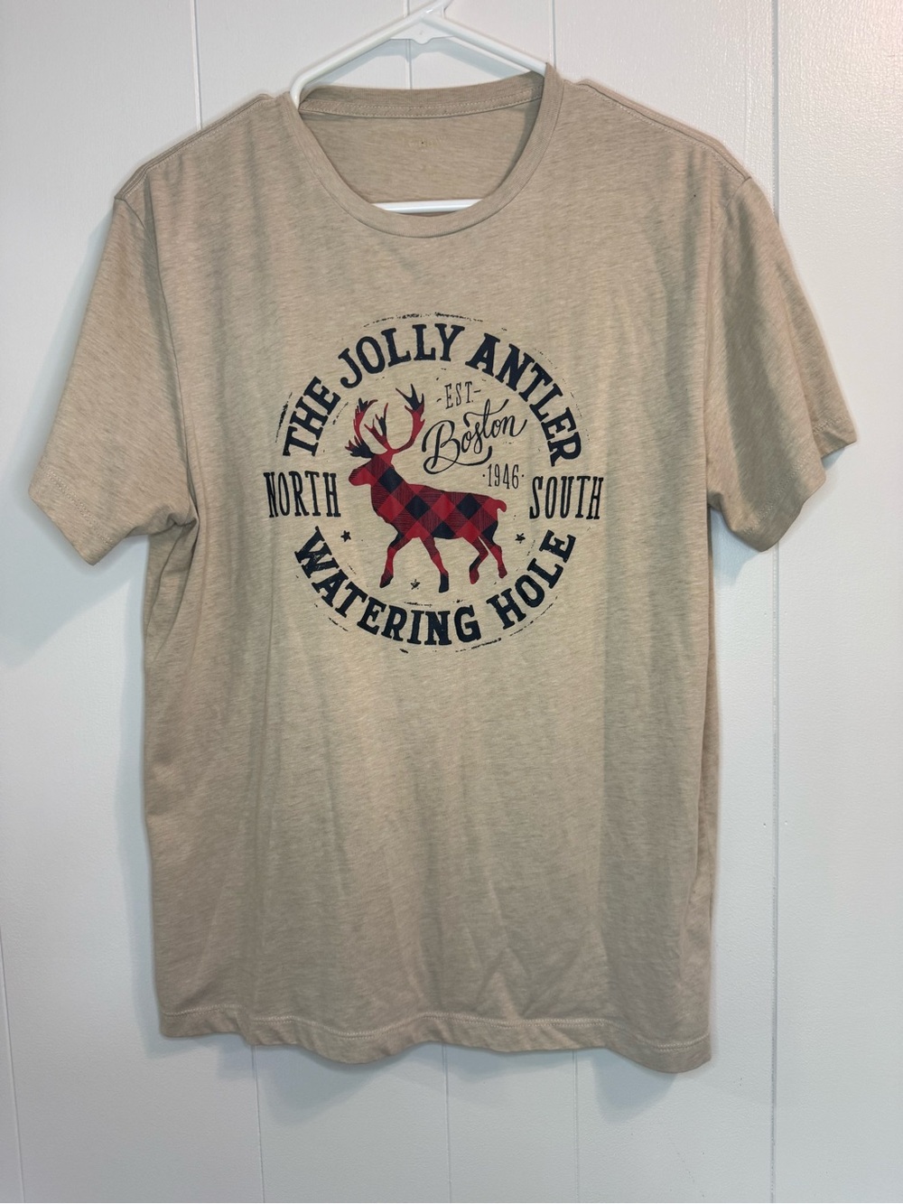 J Crew The Jolly Antler Graphic Men’s Medium Christmas, Winter, Holidays, comfy